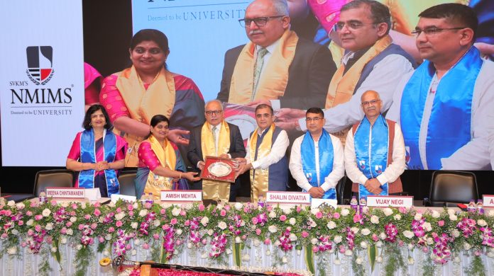 Amish Mehta, MD & CEO of Crisil, urges students at NMIMS Mumbai’s Convocation 2025 to build the skills needed for AI jobs in India through economics and liberal arts education.