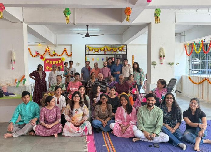 NMIMS Navi Mumbai students engaging residents in rangoli, diya painting, and festive activities during Diwali 2025 celebrations at a local old-age home. NMIMS Navi Mumbai students engaging residents in rangoli, diya painting, and festive activities during Diwali 2025 celebrations at a local old-age home.