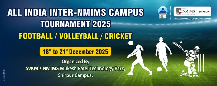 All India Inter NMIMS Campus Tournament 2025–26 at NMIMS Shirpur Campus