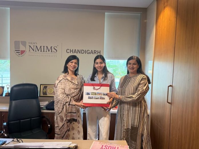 Strategic discussion at NMIMS Chandigarh with Millennium Campus Network on advancing student leadership and global collaboration opportunities.