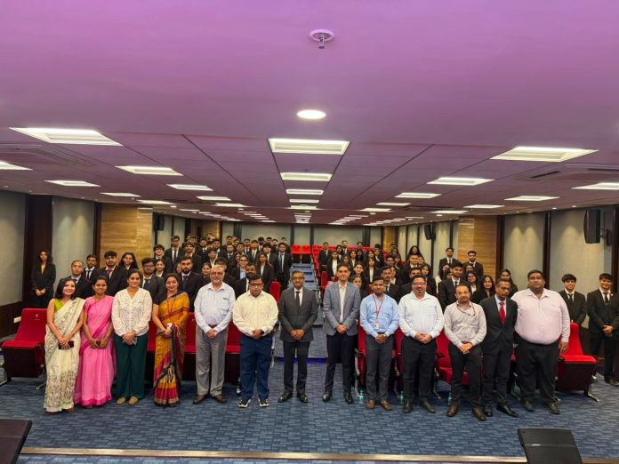 MIMS Navi Mumbai, welcomes the MBA Batch of 2026–28 during the School of Business Management orientation programme