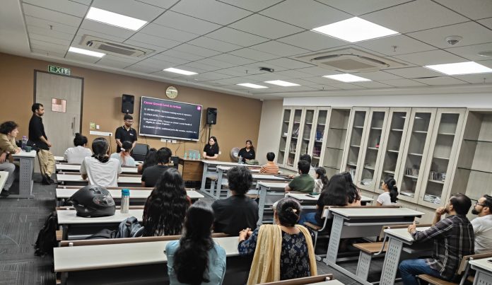 Students of NMIMS School of Performing Arts participate in a placement opportunity session with Artium Academy
