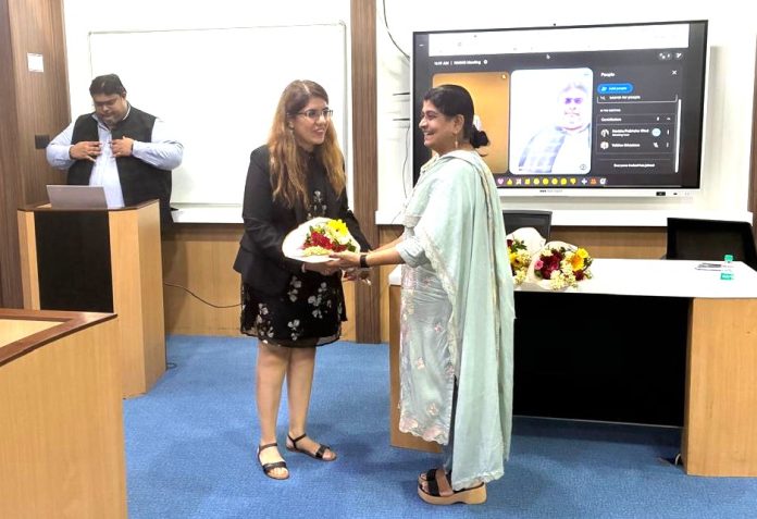 NMIMS leadership and academic management participate in the “University of the Future: Leveraging Artificial Intelligence” workshop facilitated by Deloitte in association with Google Cloud.