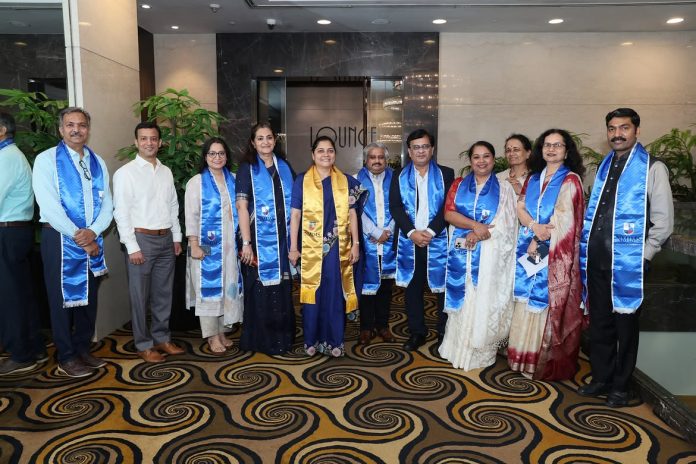 Graduating students of SVKM's NMIMS School of Business Management at Convocation 2026, celebrating the successful completion of their MBA programmes.