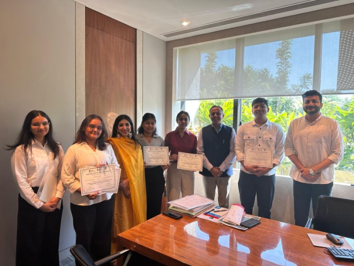 NMIMS Chandigarh School of Law students achieve national recognition at the National Legal Hackathon 2026, with one finalist team and two semi-finalist teams.